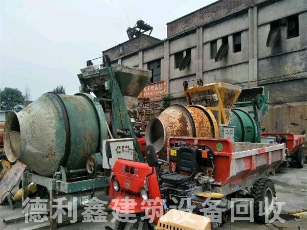 回收建筑設備，建筑廢料回收。卷?yè)P機回收，攪拌機回收